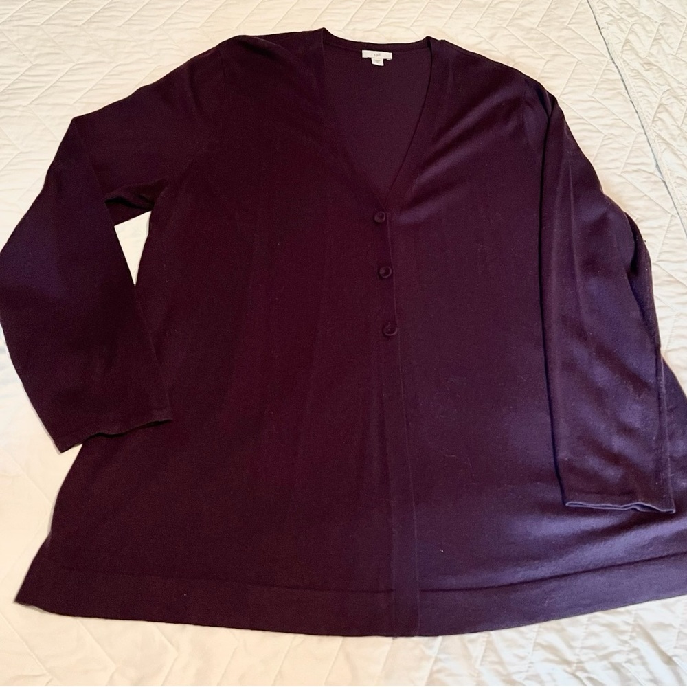 Plum cardigan